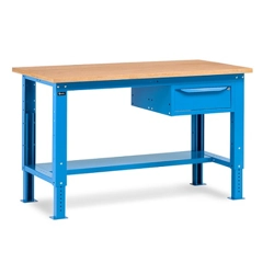 vendita online Banco work up 1502 piano multiplex mm.1500x750x732/1107h - blu ral5012 Banchi da lavoro Fami